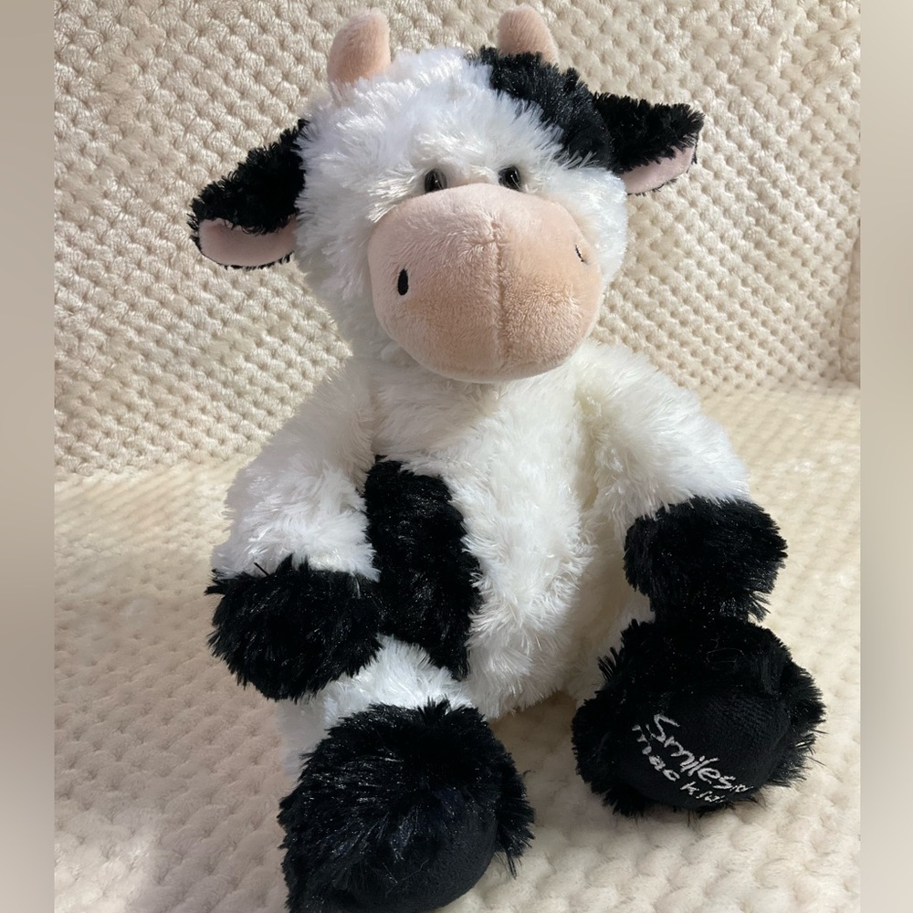 Aurora World Smiles for Mac Kids Buttercup Plush Cow Stuffed Animal Toy